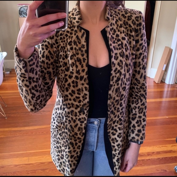 Zara Leopard/Cheetah Blazer - Picture 3 of 3